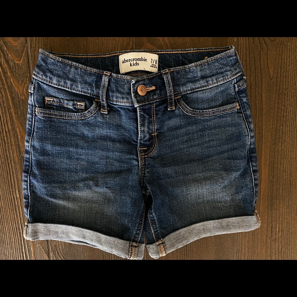 Abercrombie Kids denim shorts 7/8